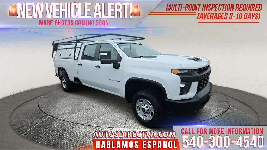 White 2020 Chevrolet Silverado 2500HD Work Truck for sale in Fredericksburg, VA