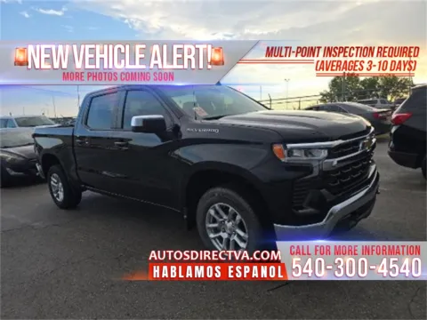 Black 2022 Chevrolet Silverado 1500 LT for sale in Fredericksburg, VA