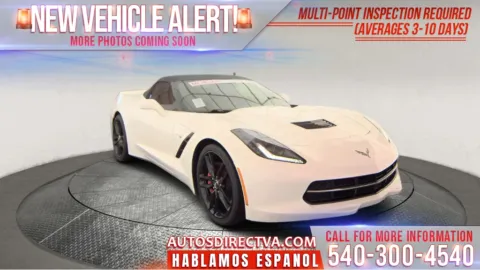 White 2015 Chevrolet Corvette Stingray for sale in Fredericksburg, VA