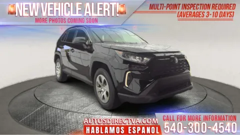 Black 2020 Toyota RAV4 LE for sale in Fredericksburg, VA