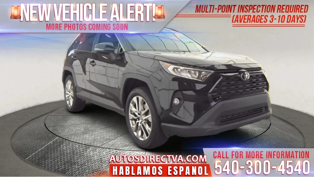 Black 2020 Toyota RAV4 XLE Premium for sale in Fredericksburg, VA