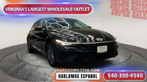 Black 2024 Hyundai Elantra SEL for sale in Fredericksburg, VA