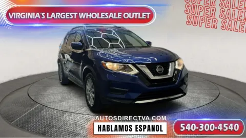 Blue 2019 Nissan Rogue SV for sale in Fredericksburg, VA