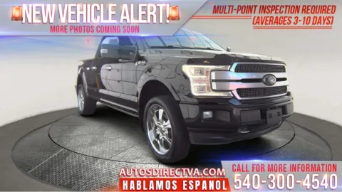 Black 2018 Ford F-150 for sale in Fredericksburg, VA