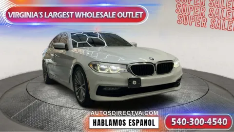 White 2017 BMW 5 Series 530i for sale in Fredericksburg, VA
