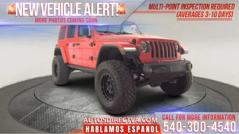 Red 2020 Jeep Wrangler Unlimited Rubicon for sale in Fredericksburg, VA