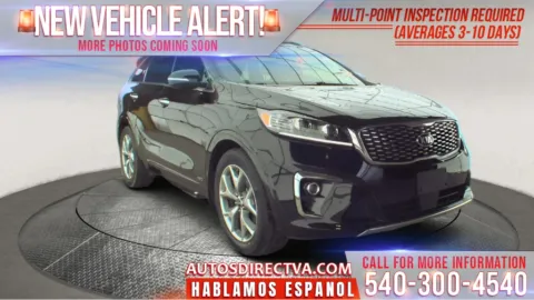 Black 2019 Kia Sorento SX for sale in Fredericksburg, VA