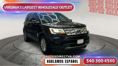 Black 2019 Ford Explorer XLT for sale in Fredericksburg, VA