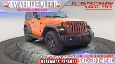 Unknown 2018 Jeep Wrangler Sport for sale in Fredericksburg, VA