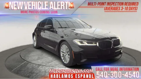 Black 2021 BMW 5 Series 530i xDrive for sale in Fredericksburg, VA