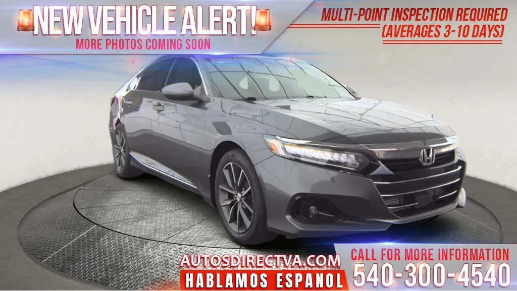Blue 2022 Honda Accord EX-L for sale in Fredericksburg, VA