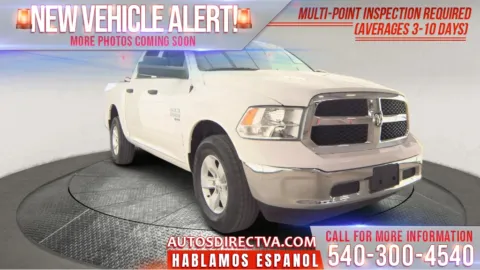 White 2023 Ram 1500 Classic SLT for sale in Fredericksburg, VA