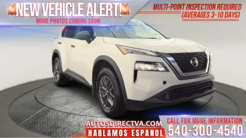 White 2021 Nissan Rogue S for sale in Fredericksburg, VA
