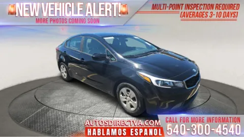Black 2017 Kia Forte LX for sale in Fredericksburg, VA