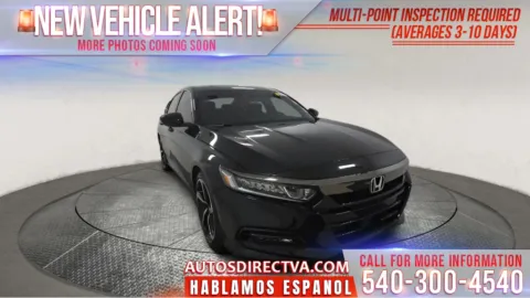 Black 2019 Honda Accord Sport for sale in Fredericksburg, VA