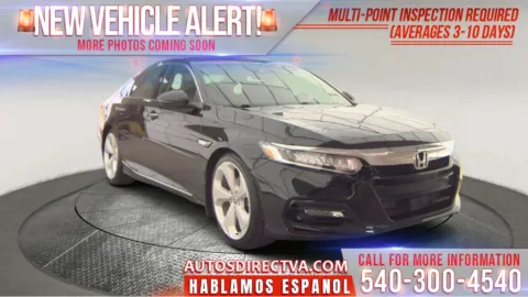 Black 2018 Honda Accord Touring for sale in Fredericksburg, VA