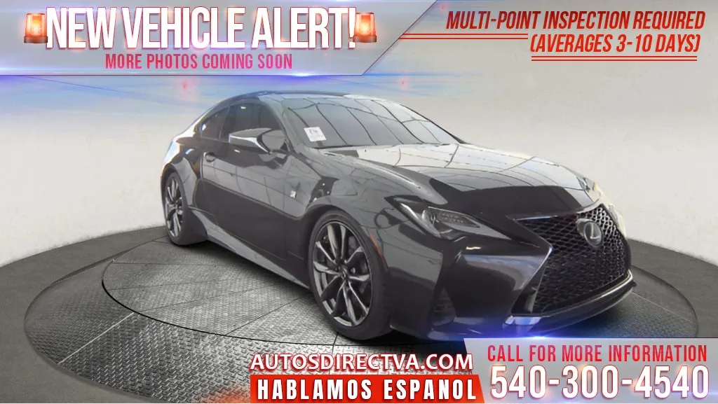 Black 2019 Lexus RC 300 for sale in Fredericksburg, VA
