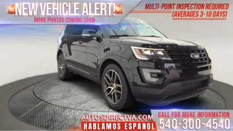 Black 2017 Ford Explorer Sport for sale in Fredericksburg, VA