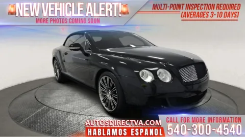 Black 2010 Bentley Continental GTC Speed for sale in Fredericksburg, VA