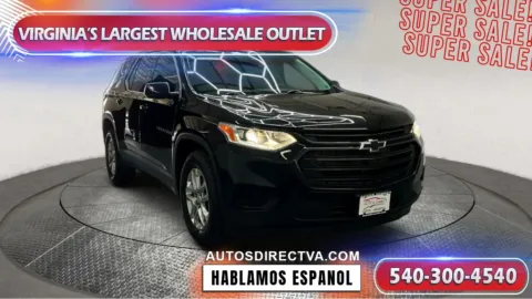 Black 2020 Chevrolet Traverse LS for sale in Fredericksburg, VA
