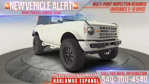 White 2023 Ford Bronco for sale in Fredericksburg, VA