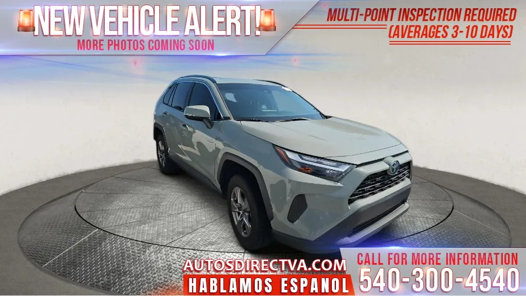 Gray 2022 Toyota RAV4 Hybrid XLE for sale in Fredericksburg, VA