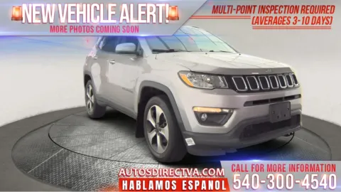 Silver 2017 Jeep New Compass Latitude for sale in Fredericksburg, VA