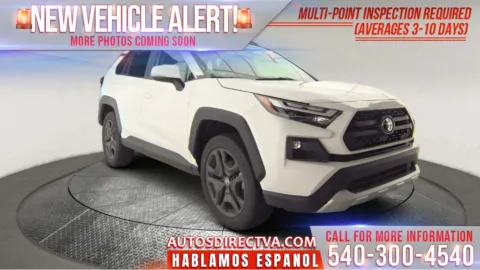White 2024 Toyota RAV4 Adventure for sale in Fredericksburg, VA