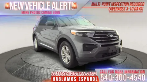 Gray 2022 Ford Explorer XLT for sale in Fredericksburg, VA