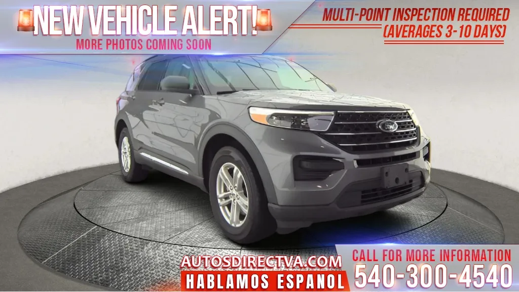 Gray 2022 Ford Explorer XLT for sale in Fredericksburg, VA