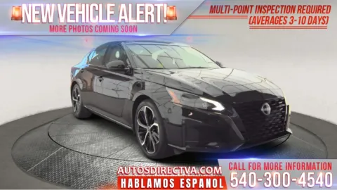 Black 2023 Nissan Altima 2.5 SR for sale in Fredericksburg, VA