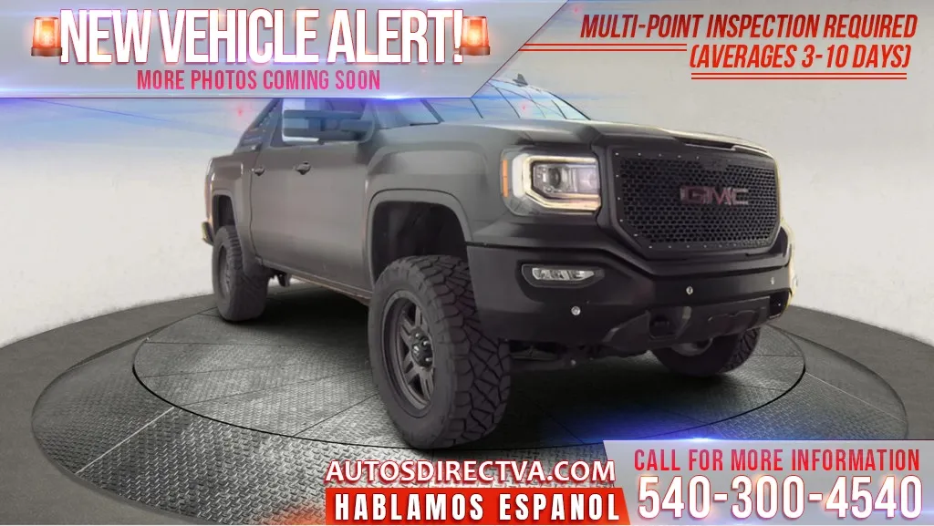 Silver 2017 GMC Sierra 1500 SLT for sale in Fredericksburg, VA
