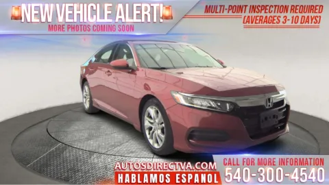 Red 2018 Honda Accord LX for sale in Fredericksburg, VA