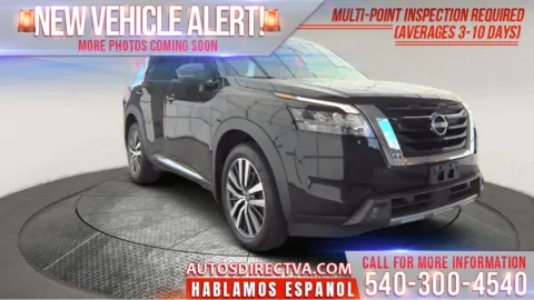 Black 2022 Nissan Pathfinder Platinum for sale in Fredericksburg, VA