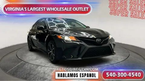 Black 2020 Toyota Camry SE for sale in Fredericksburg, VA