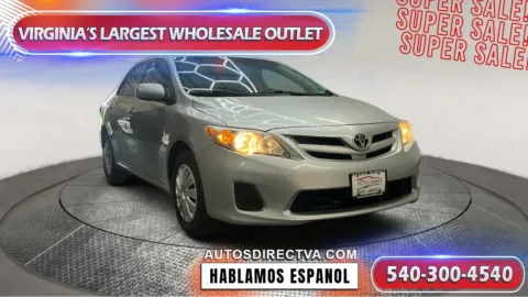 Silver 2011 Toyota Corolla for sale in Fredericksburg, VA