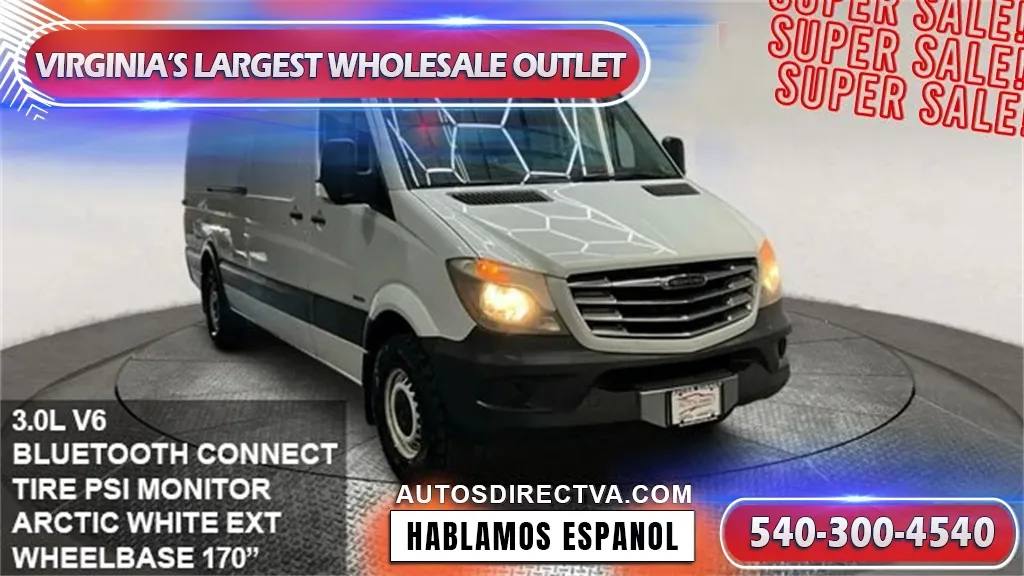 White 2014 Freightliner Sprinter 2500 High Roof for sale in Fredericksburg, VA