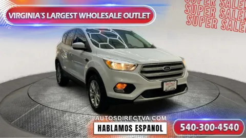 White 2019 Ford Escape SE for sale in Fredericksburg, VA