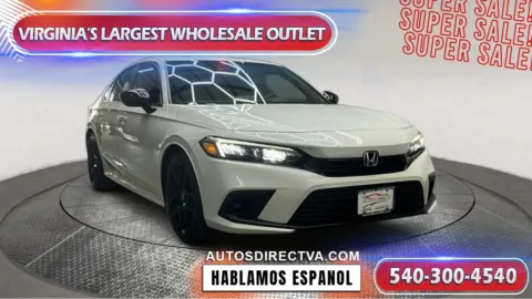 White 2024 Honda Civic Sport for sale in Fredericksburg, VA