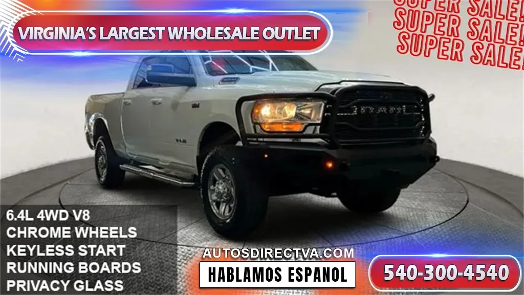 White 2022 Ram 2500 Big Horn for sale in Fredericksburg, VA