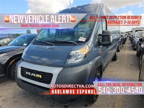 White 2019 Ram ProMaster 3500 High Roof for sale in Fredericksburg, VA
