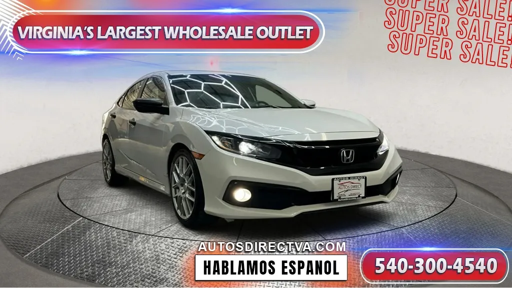 White 2020 Honda Civic Sport for sale in Manassas, VA