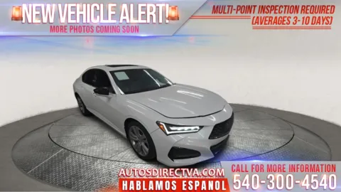 White 2021 Acura TLX Technology Package for sale in Fredericksburg, VA