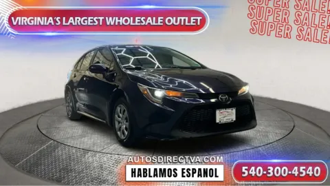 Blue 2021 Toyota Corolla LE for sale in Fredericksburg, VA