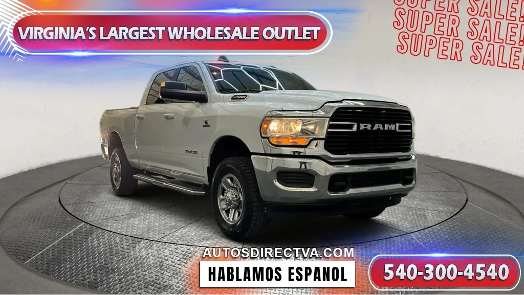 White 2021 Ram 2500 Big Horn for sale in Fredericksburg, VA