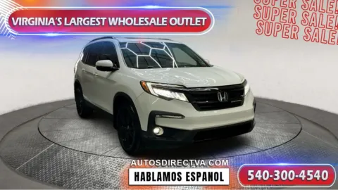 White 2022 Honda Pilot Black Edition for sale in Fredericksburg, VA