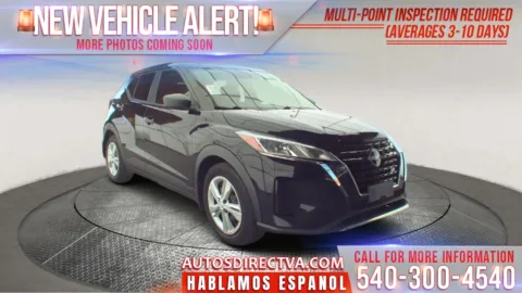 Black 2022 Nissan Kicks S for sale in Fredericksburg, VA