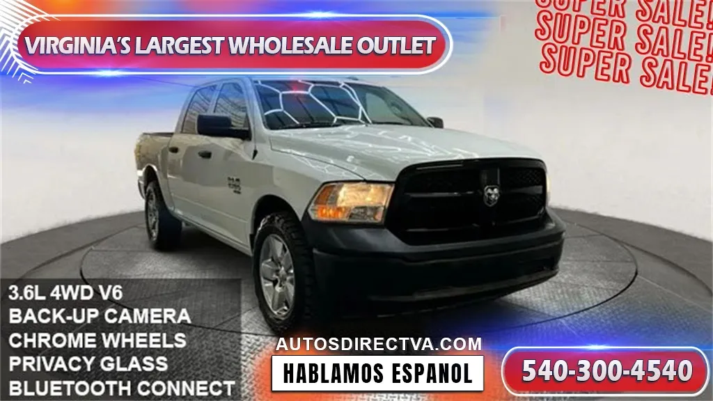 White 2022 Ram 1500 Classic Tradesman for sale in Fredericksburg, VA