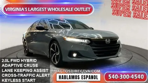 Gray 2022 Honda Accord Hybrid Sport for sale in Fredericksburg, VA