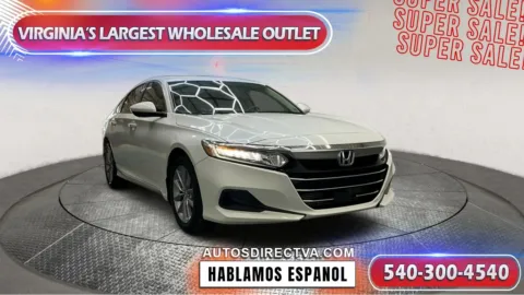 Black 2022 Honda Accord LX for sale in Fredericksburg, VA
